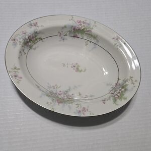 Theodore Haviland New York vegetable serving bowl Apple Blossom pattern, 9"